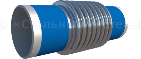 Компенсатор сильфонный осевой КСО